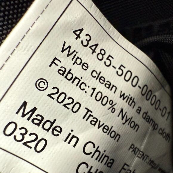 Travelon Crossbody anti-theft mini asymmetric Purse Black travel - Picture 6 of 11